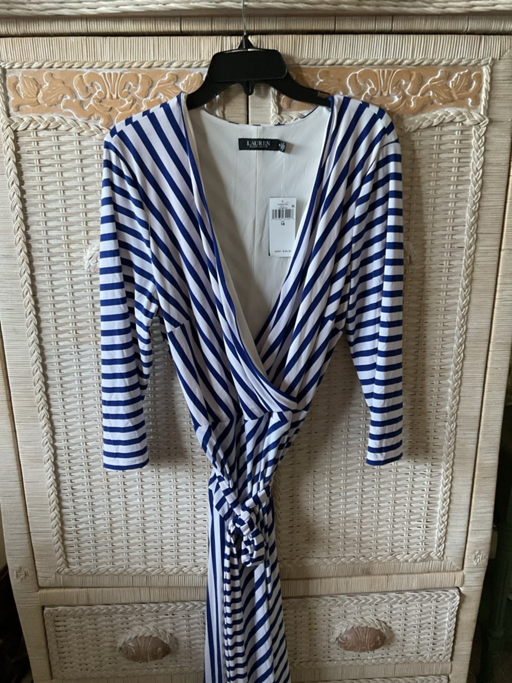 Ralph Lauren ABRIELL 3/4 SLEEVE DAY DRESS - Jersey dress NWT - Picture 3 of 12